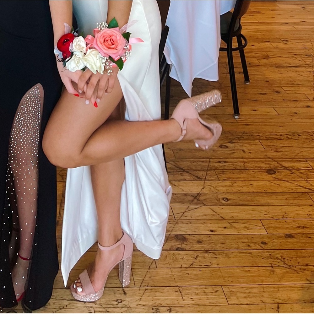 Charlotte Russe Platform Sparkle Heel